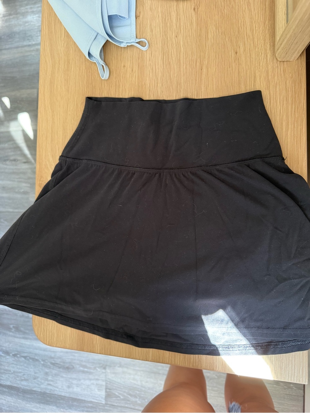 lululemon athletica Black Performance Skater Skirt